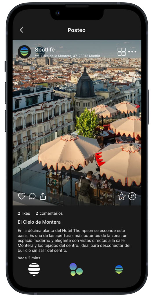 El Cielo de Montera in Madrid