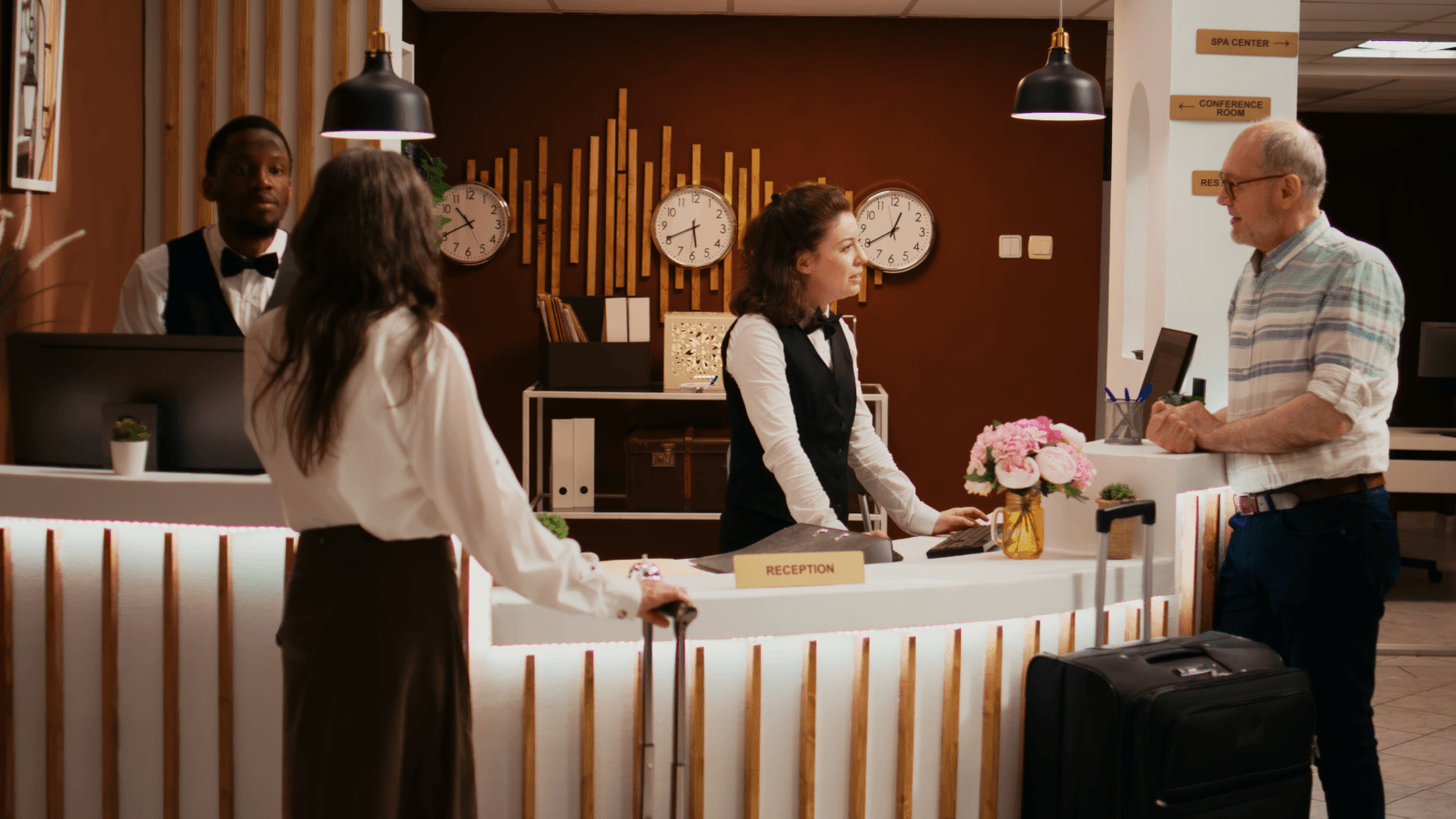 Spotlife App Hotel Reception