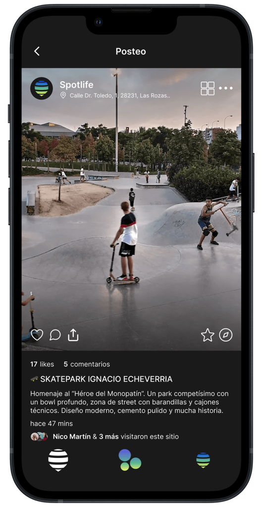 Pista de SkatePark Ignacio Echevarría en Madrid